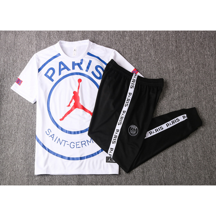 Chandal del Paris Saint-Germain Jordan Manga Corta 2020/2021 Blanco